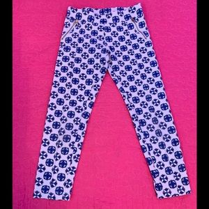 Girls Stretch Capri Cherokee 7-8yr blue ornaments